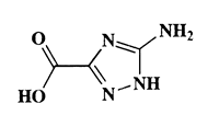 128.09, 1H-1,2,4-Triazole-3-carboxylic acid,5-amino-, 4-triazole-3-carboxylic acid,5-Amino-1H-1,C3H4N4O2,CAS 3641-13-2