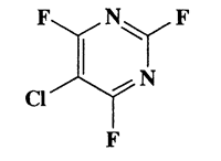 5-Chloro-2,4,6-trifluoropyrimidine,Pyrimidine,5-chloro-2,4,6-trifluoro-,CAS 697-83-6,168.50,C4ClF3N2