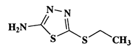 5-(Ethylthio)-1,3,4-thiadiazol-2-amine,1,3,4-thiadiazol-2-amine,5-(ethylthio)-,CAS 25660-70-2,161.25,C4H7N3S2