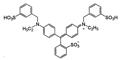 C.I.Pigment Blue 78,C.I.42090:2,CAS 68921-42-6,748.89,C37H36N2O9S3,Brilliant Blue FCF,Blue 1 Alum Lake