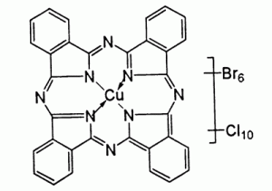 C.I.Pigment Green 36,C.I.74265,CAS 14302-13-7,1410.02,C32H16Br6Cl10CuN8,Fastogen Green,Heliogen Green,Hostaperm Green 8G,Irgalite Green 6G,Sandosperse Green E-8GLS