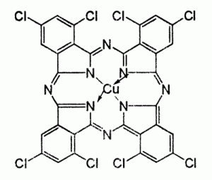 C.I.Pigment Green 37,C.I.74255,CAS 1330-37-6,851.63,C32H8Cl8CuN8,polymo Sky Blue G