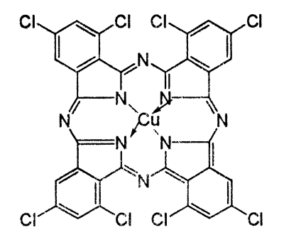 C.I.Pigment Green 37,C.I.74255,CAS 1330-37-6,851.63,C32H8Cl8CuN8,polymo Sky Blue G