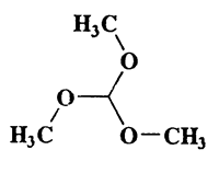 Trimethoxymethane,Methane,trimethoxy-,CAS 149-73-5,106.12,C4H10O3