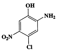 2-Amino-4-chloro-5-nitrophenol,Phenol,2-amino-4-chloro-5-nitro-,CAS 6358-07-2,188.57,C6H5ClN2O3