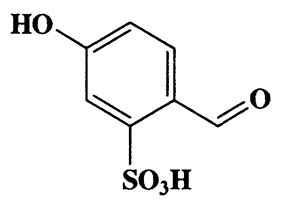2-Formyl-5-hydroxybenzenesulfonic acid,Benzenesulfonic acid,2-formyl-5-hydroxy-,CAS 106086-27-5,202.18,C7H6O5S