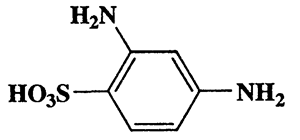 2,4-Diaminobenzenesulfonic acid,Benzenesulfonic acid,2,4-diamino-,CAS 88-63-1,188.20,C6H8N2O3S