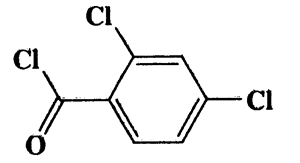 2,4-Dichlorobenzoyl chloride,Benzoyl chloride,2,4-dichloro-,CAS 89-75-8,209.46,C7H3Cl3O