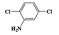 2,5-Dichlorobenzenamine,Benzenamine,2,5-dichloro-,CAS 95-82-9,162.02,C6H5Cl2N