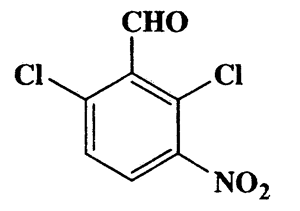 2,6-Dichloro-3-nitrobenzaldehyde,Benzaldehyde,2,6-dichloro-3-nitro-,CAS 5866-97-7,220.01,C7H3Cl2NO3