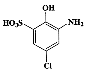 3-Amino-5-chloro-2-hydroxybenzenesulfonic acid,Benzenesulfonic acid,3-amino-5-chloro-2-hydroxy-,CAS 88-23-3,223.63,C6H6Cl2NO4S
