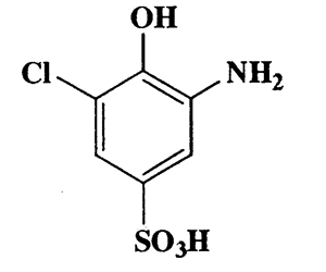 3-Amino-5-chloro-4-hydroxybenzenesulfonic acid,Benzenesulfonic acid,3-amino-5-chloro-4-hydroxy-,CAS 5857-94-3,223.63,C6H6ClNO4S