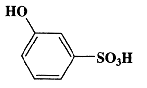 3-Hydroxybenzenesulfonic acid,Benzenesulfonic acid,3-hydroxy-,CAS 585-38-6,174.17,C6H6O4S