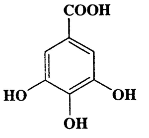 3,4,5-Trihydroxybenzoic acid,Benzoic acid,3,4,5-trihydroxy-,CAS 149-91-7,170.12,C7H6O5