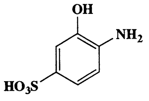 4-Amino-3-hydroxybenzenesulfonic acid,Benzenesulfonic acid,4-amino-3-hydroxy-,CAS 2592-14-5,189.19,C6H7NO4S