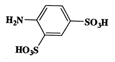 4-Aminobenzene-1,3-disulfonic acid,1,3-Benzenedisulfonic acid,4-amino-,CAS 137-51-9,253.25,C6H7NO6S2