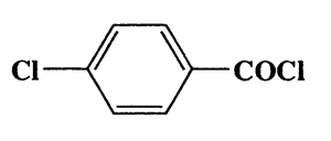 4-Chlorobenzoyl chloride,Benzoyl chloride,4-chloro-,CAS 122-01-0,175.01,C7H4Cl2O