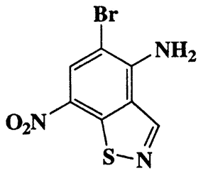 5-Bromo-7-nitrobenzo[d]isothiazol-4-amine,1,2-Benzisothiazol-4-amine,5-bromo-7-nitro-,CAS 34976-54-0,274.09,C7H4BrN3O2S
