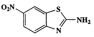 6-Nitrobenzo[d]thiazol-2-amine,2-Benzothiazolamine,6-nitro-,CAS 6285-57-0,195.20,C7H5N3O2S