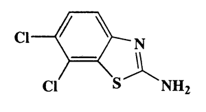6,7-Dichlorobenzothiazol-2-amine,2-Benzothiazolamine,6,7-dichloro-,CAS 25150-27-0,219.09,C7H4Cl2N2S