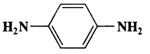 Benzene-1,4-diamine,1,4-Benzenediamine,CAS 106-50-3,108.14,C6H8N2