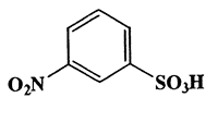 M-nitrobenzenesulfonic acid,Benzenesulfonic acid,3-nitro-,CAS 98-47-5,203.17,C6H5NO5S