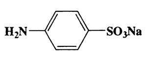 Sodium 4-aminobenzenesulfonate,Benzenesulfonic acid,4-amino-,monosodium salt,CAS 515-74-2,195.17,C6H6NNaO3S