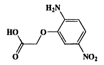 2-(2-Amino-5-nitrophenoxy)acetic acid,Acetic acid,(2-amino-5-nitrophenoxy)-,CAS 6373-14-4,212.16,C8H8N2O5