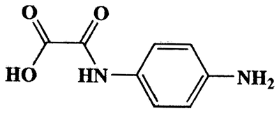 2-(4-Aminophenylamino)-2-oxoacetic acid,Acetic acid,[(4-aminophenyl)amino]oxo-,CAS 103-92-4,180.16,C8H8N2O3