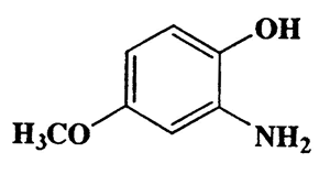 2-Amino-4-methoxyphenol,Phenol,2-amino-4-methoxy-,CAS 20734-76-3,139.15,C7H9NO2
