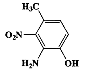 2-Amino-4-methyl-3-nitrophenol,P-Cresol,2-amino-3-nitro-,CAS 6265-05-0,168.15,C7H8N2O3