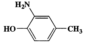 2-Amino-4-methylphenol,Phenol,2-amino-4-methyl-,CAS 95-84-1,123.15,C7H9NO