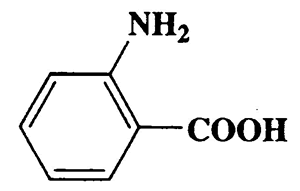 2-Aminobenzoic acid,Benzoic acid,2-amino-,CAS 118-92-3,137.14,C7H7NO2