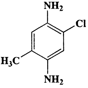 2-Chloro-5-methylbenzene-1,4-diamine,Toluene,2,5-diamino-4-chloro-,CAS 5307-03-9,156.61,C7H9ClN2