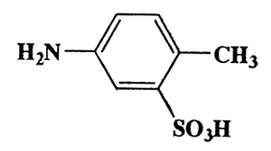 2-Methyl-5-aminobenzenesulfonic acid,o-Toluenesulfonic acid,5-amino-,CAS 118-88-7,187.22,C7H9NO3S