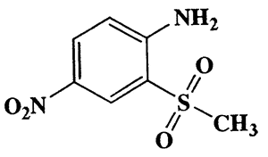 2-(Methylsulfonyl)-4-nitrobenzenamine,Benzenamine2-(methylsulfonyl)-4-nitro-,CAS 96-74-2,216.21,C7H8N2O4S