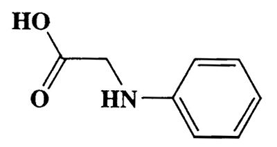 2-(Phenylamino)acetic acid,Glycine,N-phenyl-,CAS 103-01-5,151.16,C8H9NO2