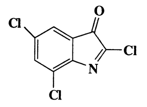 2,5,7-Trichloro-3-pseudoindolone,3H-Indol-3-one,2,5,7-trichloro-,CAS 6199-93-5,234.47,C8H2Cl3NO