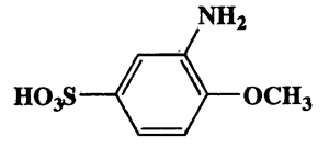3-Amino-4-methoxybenzenesulfonic acid,Benzenesulfonic acid,3-amino-4-methoxy-,CAS 98-42-0,203.22,C7H9NO4S