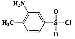 3-Amino-4-methylbenzene-1-sulfonyl chloride,205.66,C7H8ClNO2S