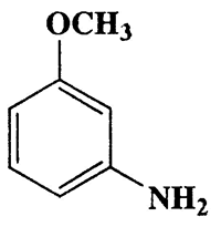 3-Methoxybenzenamine,Benzenamine,3-methoxy-,CAS 536-90-3,123.15,C7H9NO