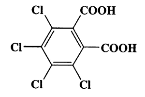 3,4,5,6-Tetrachlorophthalic acid,1,2-Benzenedicarboxylic acid,3,4,5,6-tetrachloro-,CAS 632-58-6,303.91,C8H2Cl4O4