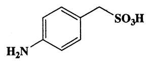 (4-Aminophenyl)methanesulfonic acid,Benzenemethanesulfonic acid,4-amino-,CAS 6387-28-6,187.22,C7H9NO3S