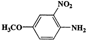 4-Methoxy-2-nitrobenzenamine,Benzenamine,4-methoxy-2-nitro-,CAS 96-96-8,168.15,C7H8N2O3