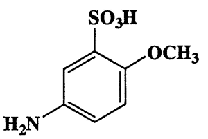5-Amino-2-methoxybenzenesulfottic acid,Benzenesulfonci acid,5-amino-2-methoxy-,CAS 6470-17-3,203.22,C7H9NO4S