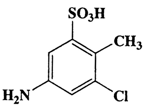 5-Amino-3-chloro-2-methylbenzenesulfonic acid,CAS 6387-22-0,221.66,C7H8ClNO3S