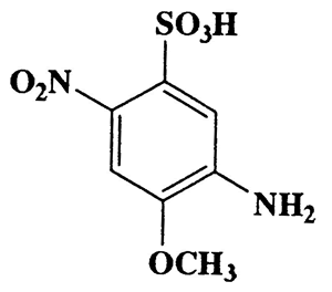 5-Amino-4-methoxy-2-nitrobenzenesulfonic acid,Metanilic acid,4-methoxy-6-nitro-,CAS 6375-05-9,248.21,C7H8N2O6S