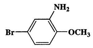 5-Bromo-2-methoxybenzenamine,O-anisidine,5-bromo-,CAS 6358-77-6,202.05,C7H8BrNO