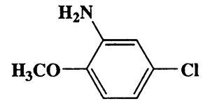 5-Chloro-2-methoxybenzenamine,Benzenamine,5-chloro-2-methoxy-,CAS 95-03-4,157.60,C7H8ClNO