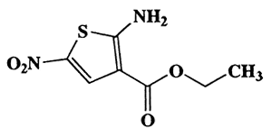 Ethyl 2-amino-5-nitrothiophene-3-carboxylate,3-Thiophenecarboxylic acid,2-amino-5-nitro-,ethyl ester,CAS 42783-04-0,216.21,C7H8N2O4S